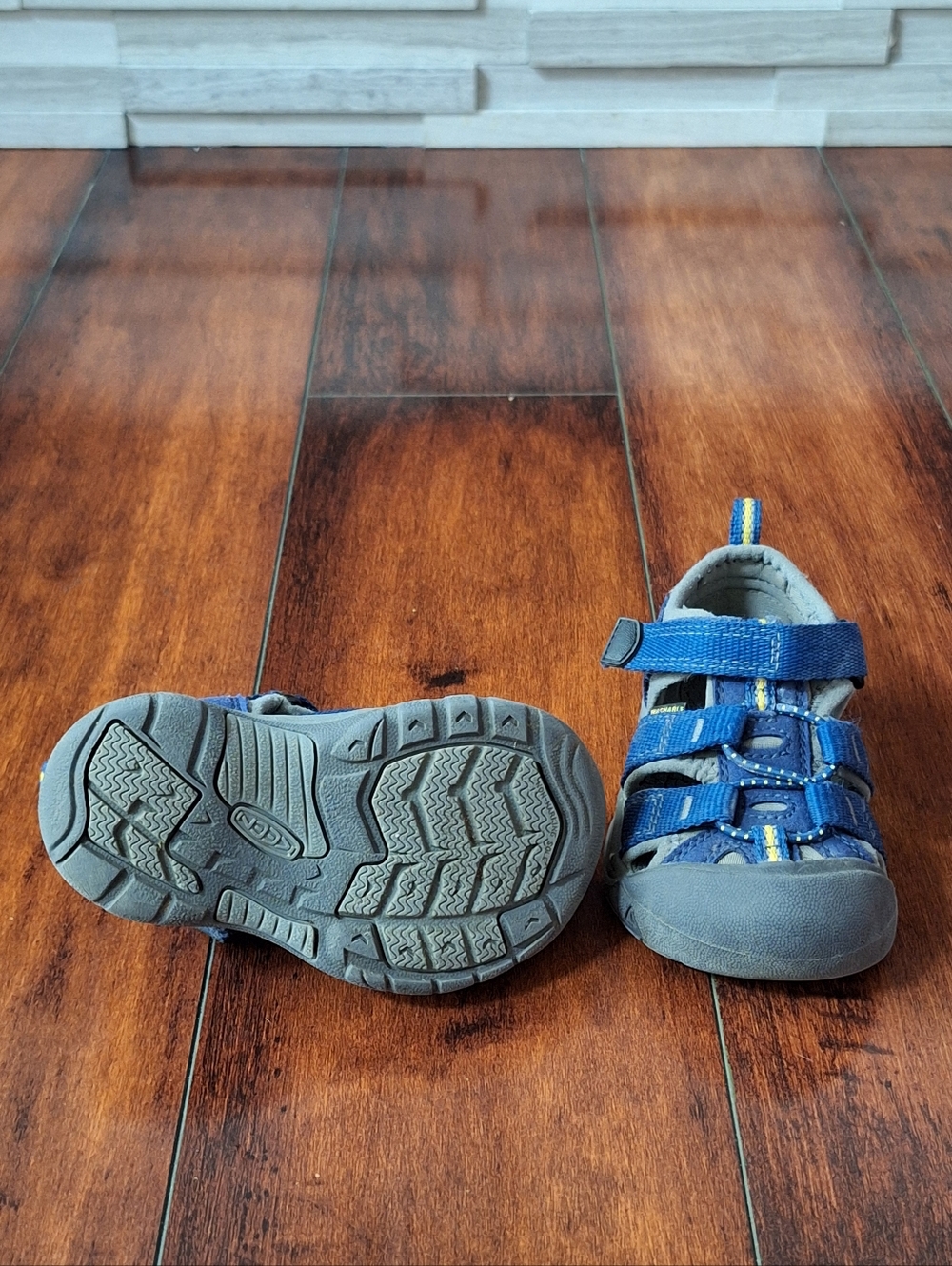 KEEN Newport H2 Toddler Sandals Blue Size 6 US (EU 22) Water Shoes - Picture 7 of 7